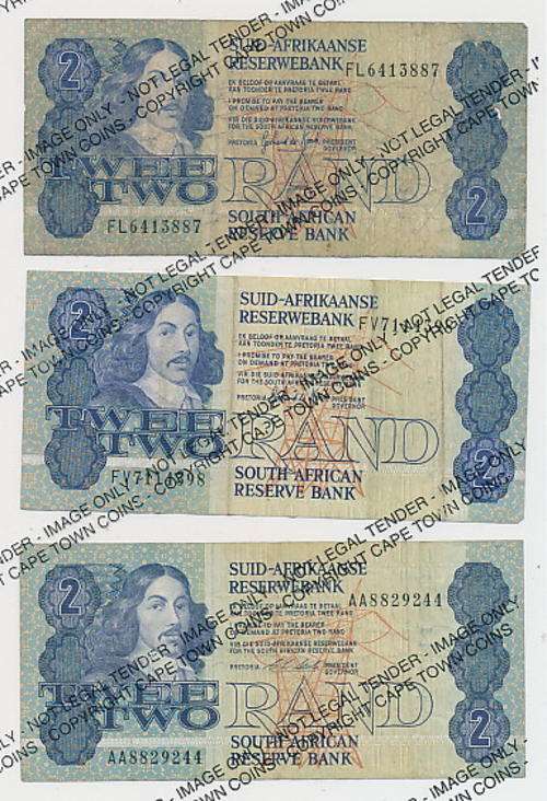SUID-AFRIKAANSE RESERWEBANK TWO RAND